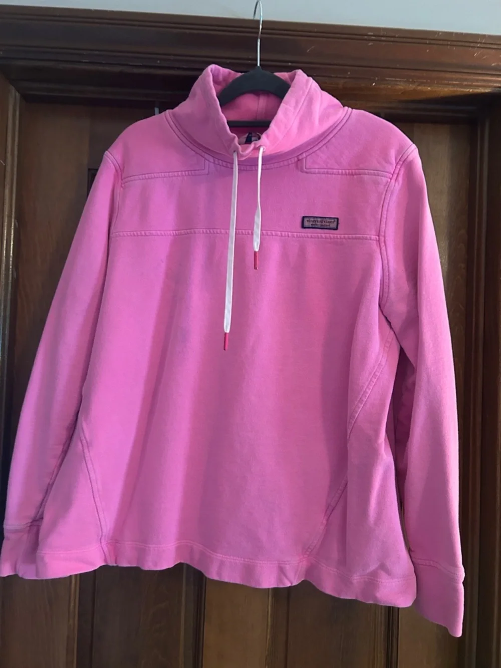 Vineyard Vines Neon Pink sweatshirt with Logo Patch - Picture 1 of 4